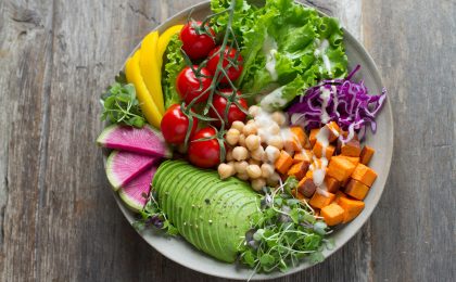 Salade de légumes crus