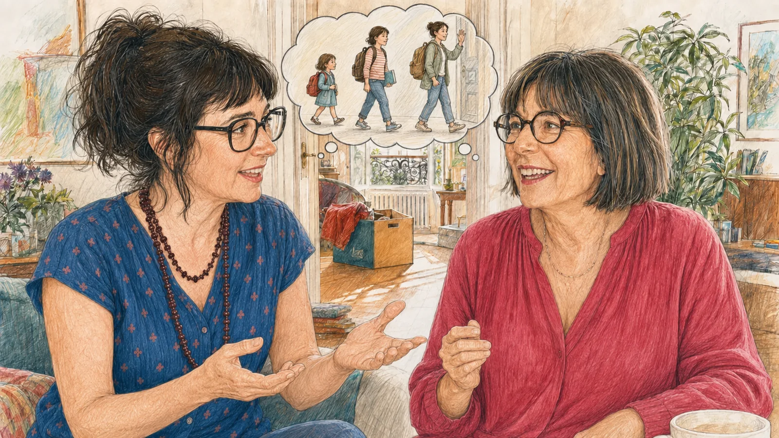 Florence et Véronique parlent du nid vide