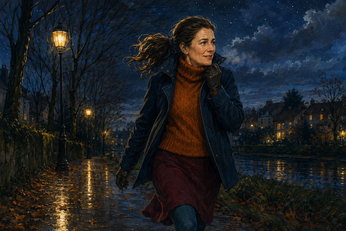 Illustration de la lettre « La nuit qui s’allonge »