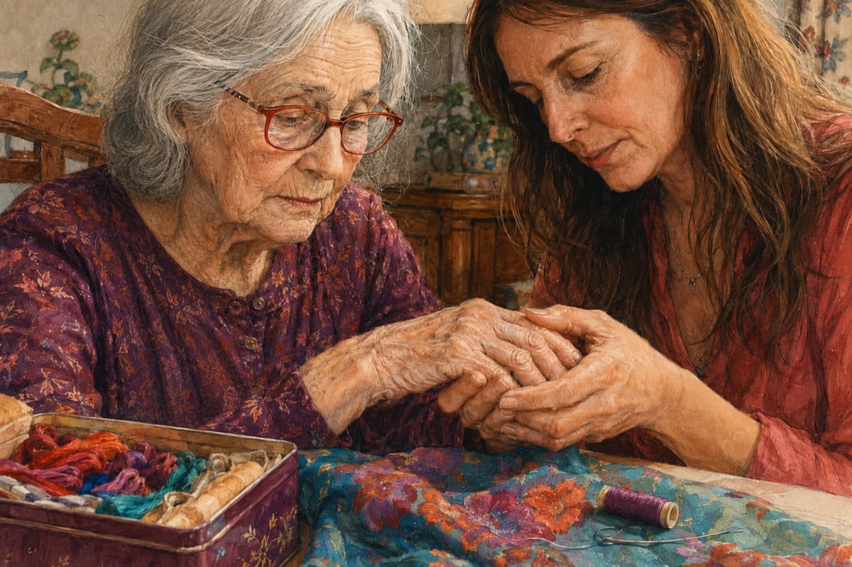 Illustration de la lettre « La tête et les doigts »