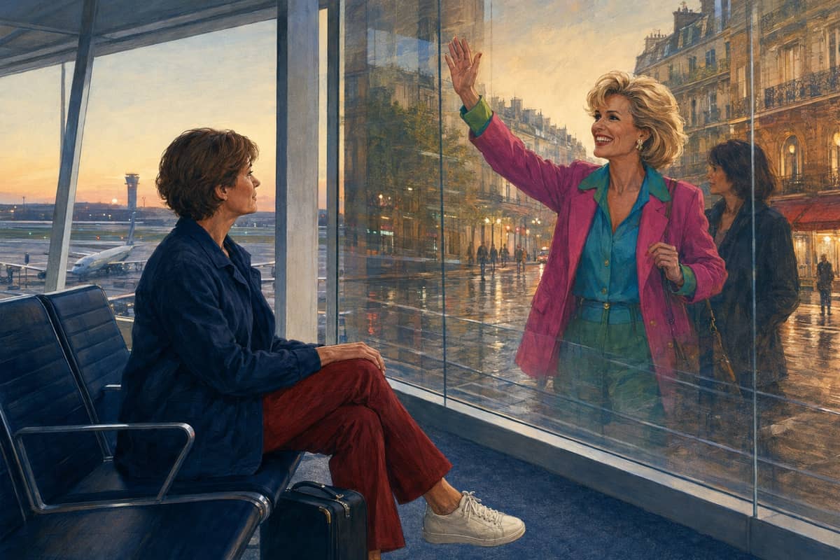 Illustration de la lettre « D’un voyage à un autre »