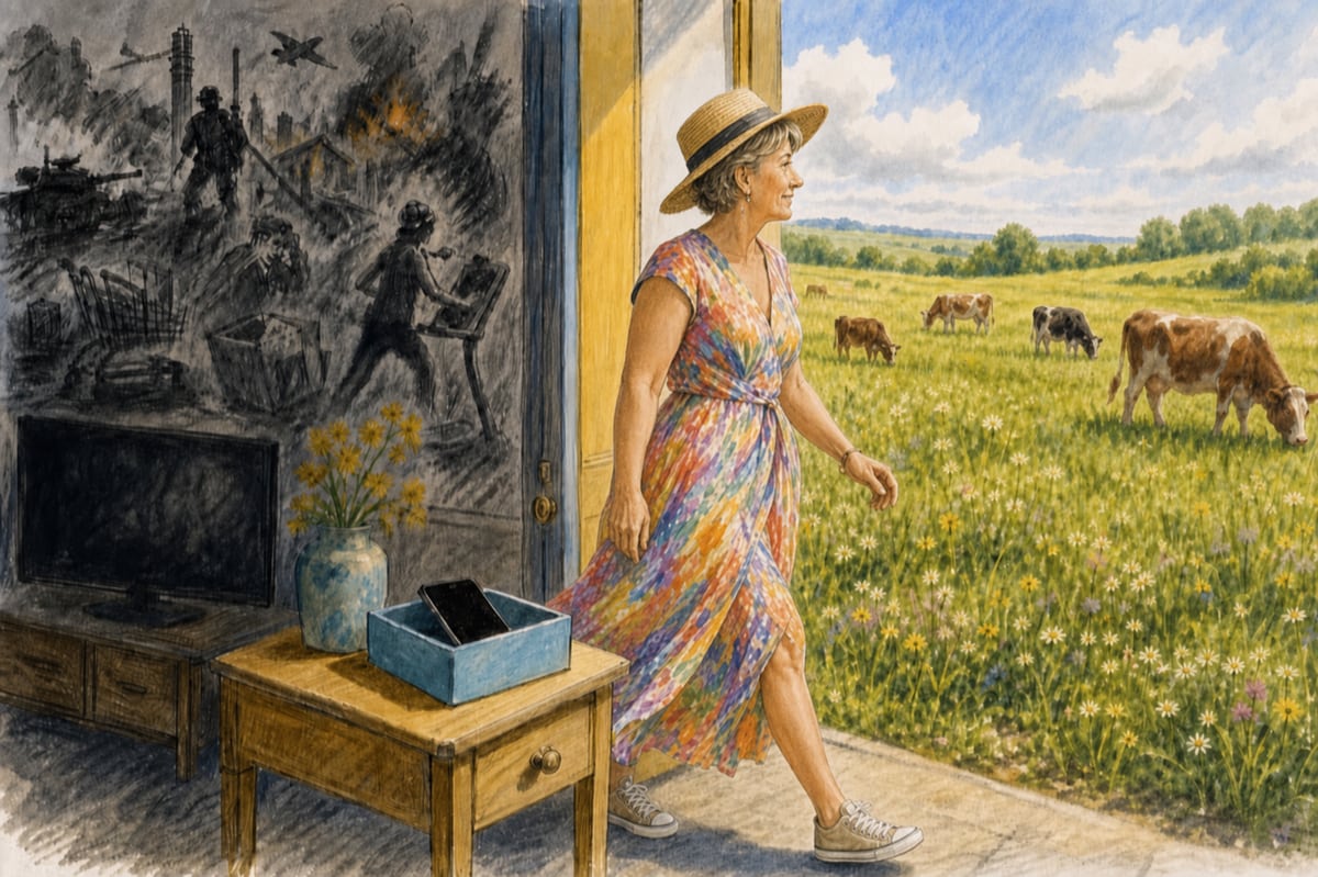 Illustration de la lettre « Dans 3 jours »