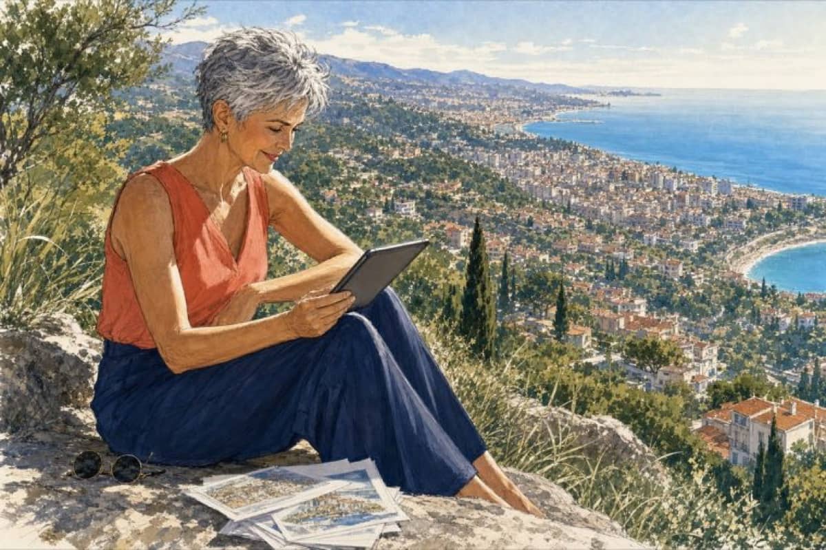 Illustration de la lettre « Lire et relire encore »