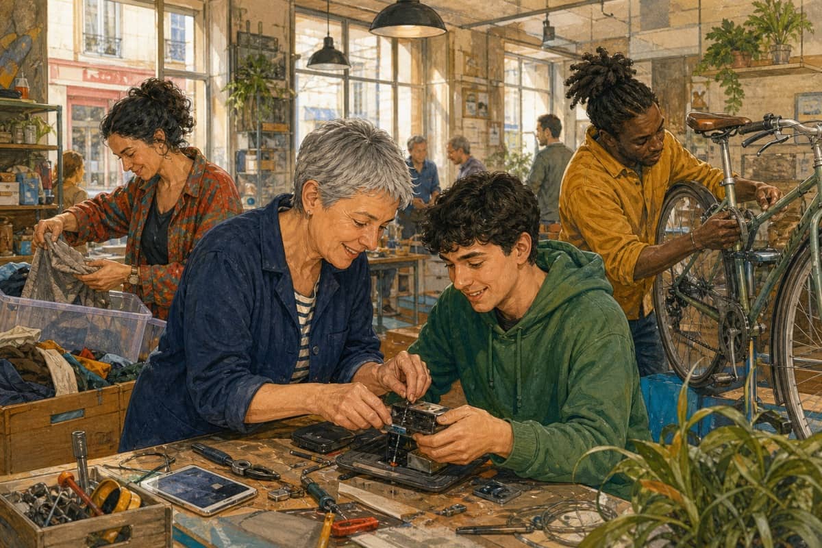 Illustration de la lettre « Je t'aide, tu m'aides, on s'aide »