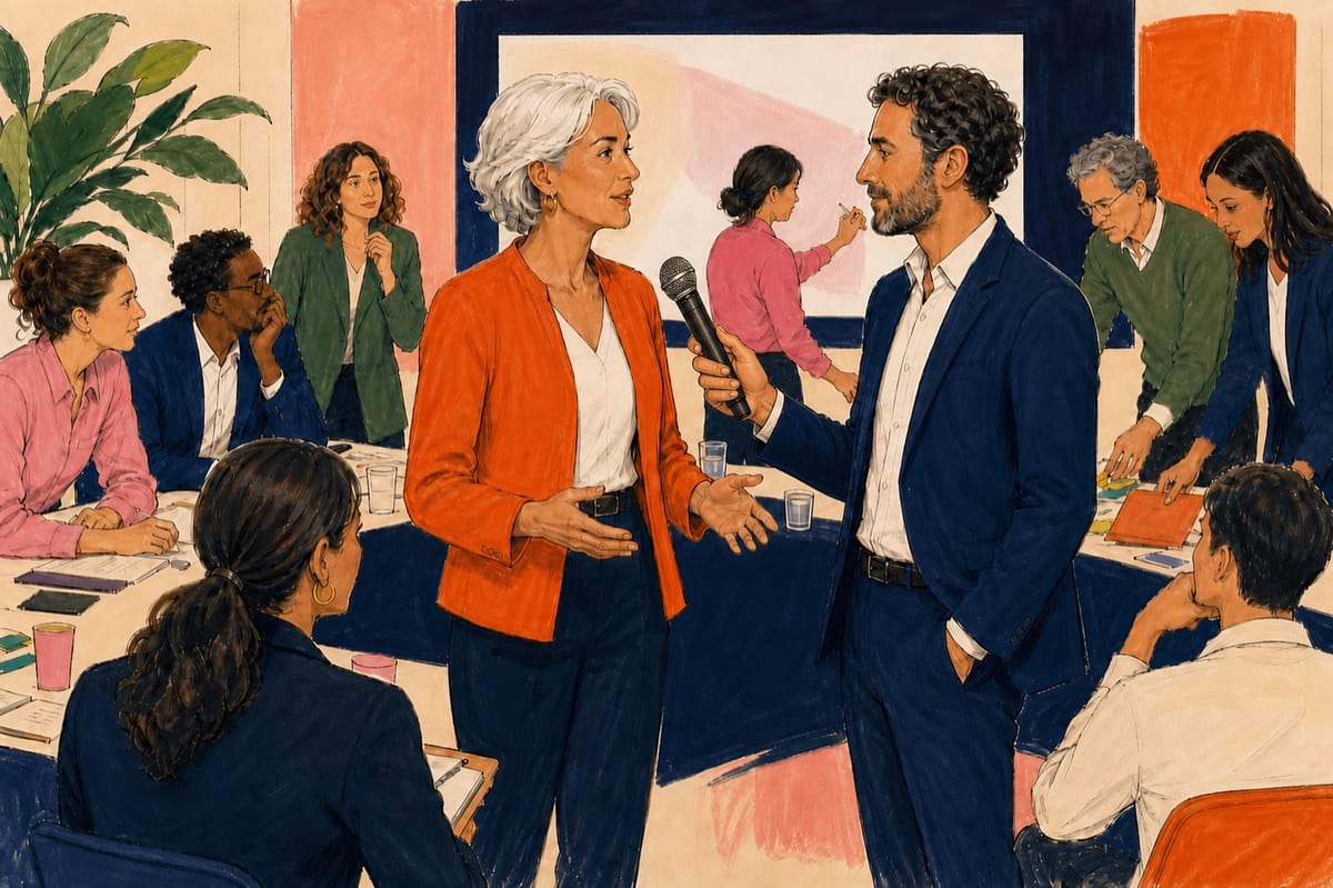 Illustration de la lettre « Se mettre en avant ou s'effacer ? »