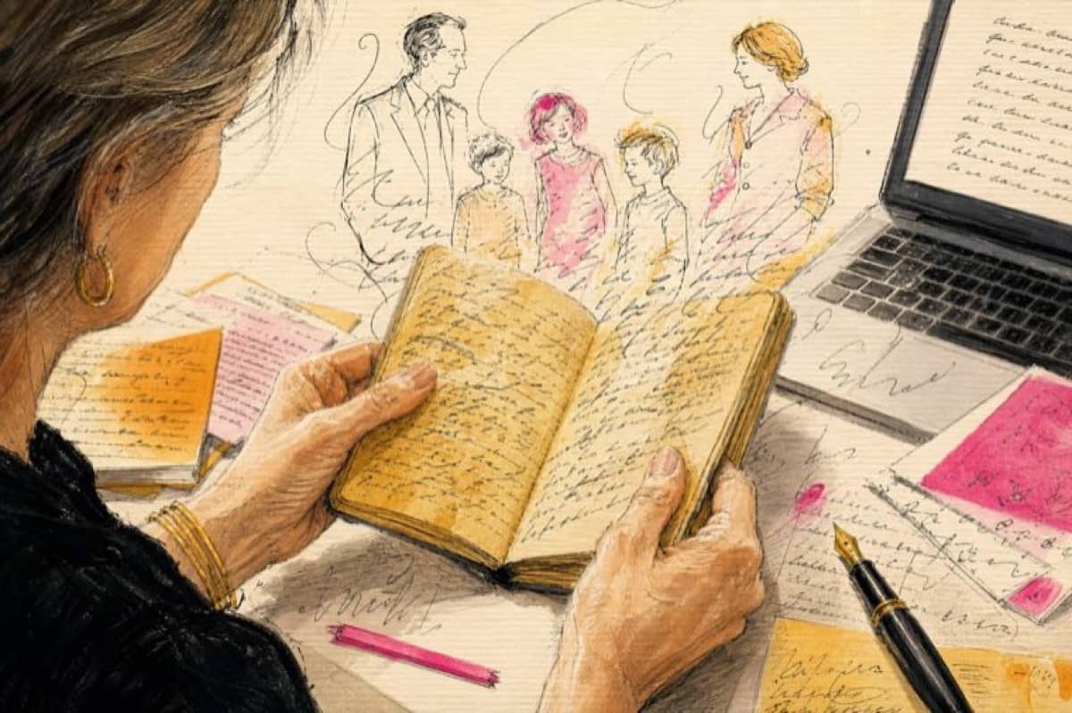 Illustration de la lettre « Cursive et caractère »