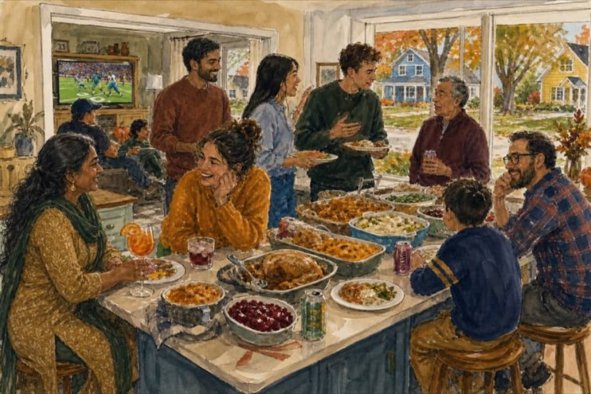Illustration de la lettre « Thanksgiving in Ohio 🇺🇸 »
