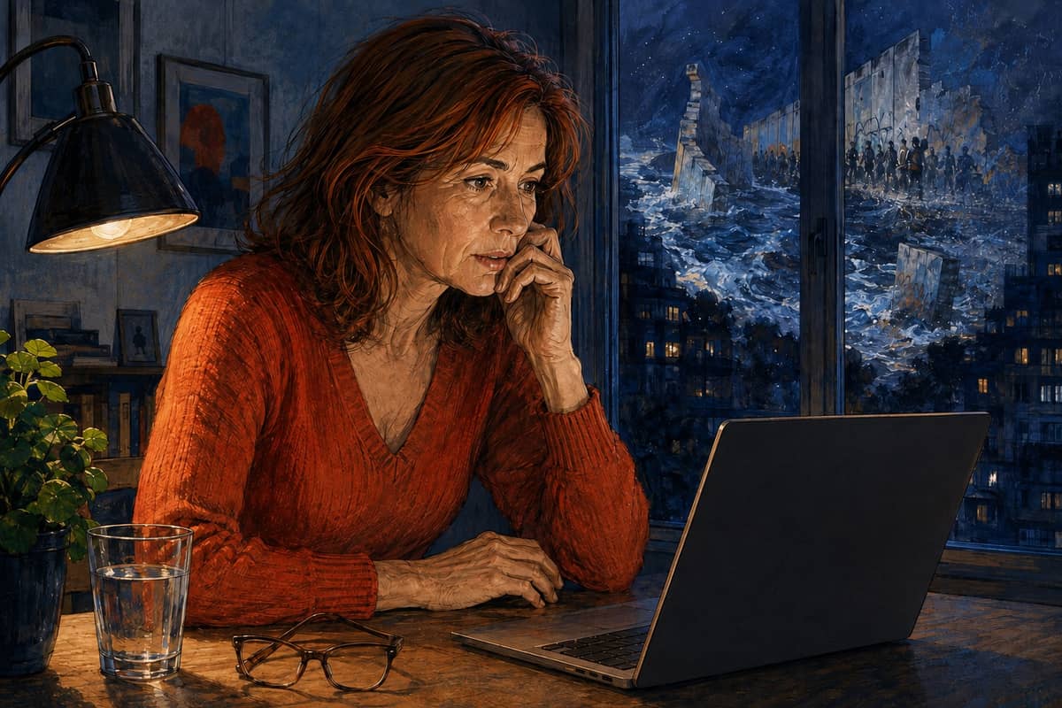 Illustration de la lettre « Pleine nuit »