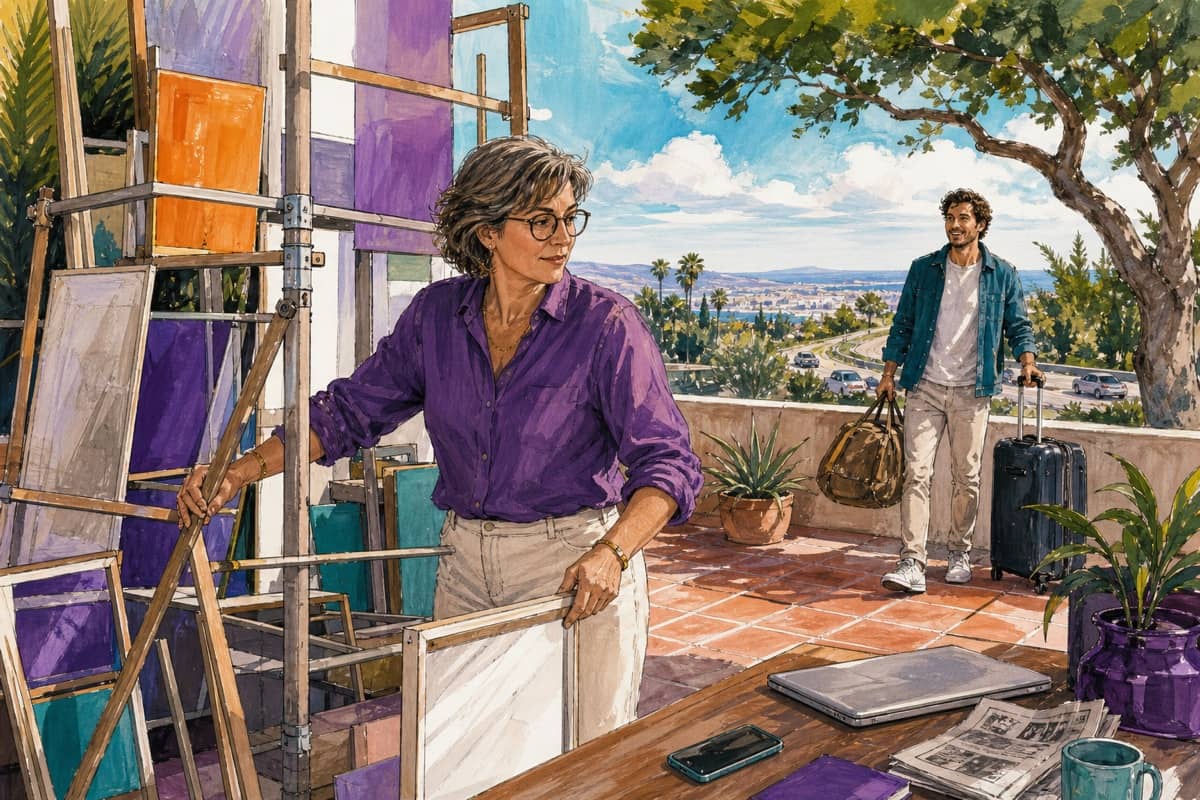 Illustration de la lettre « Démonter l’échafaudage »