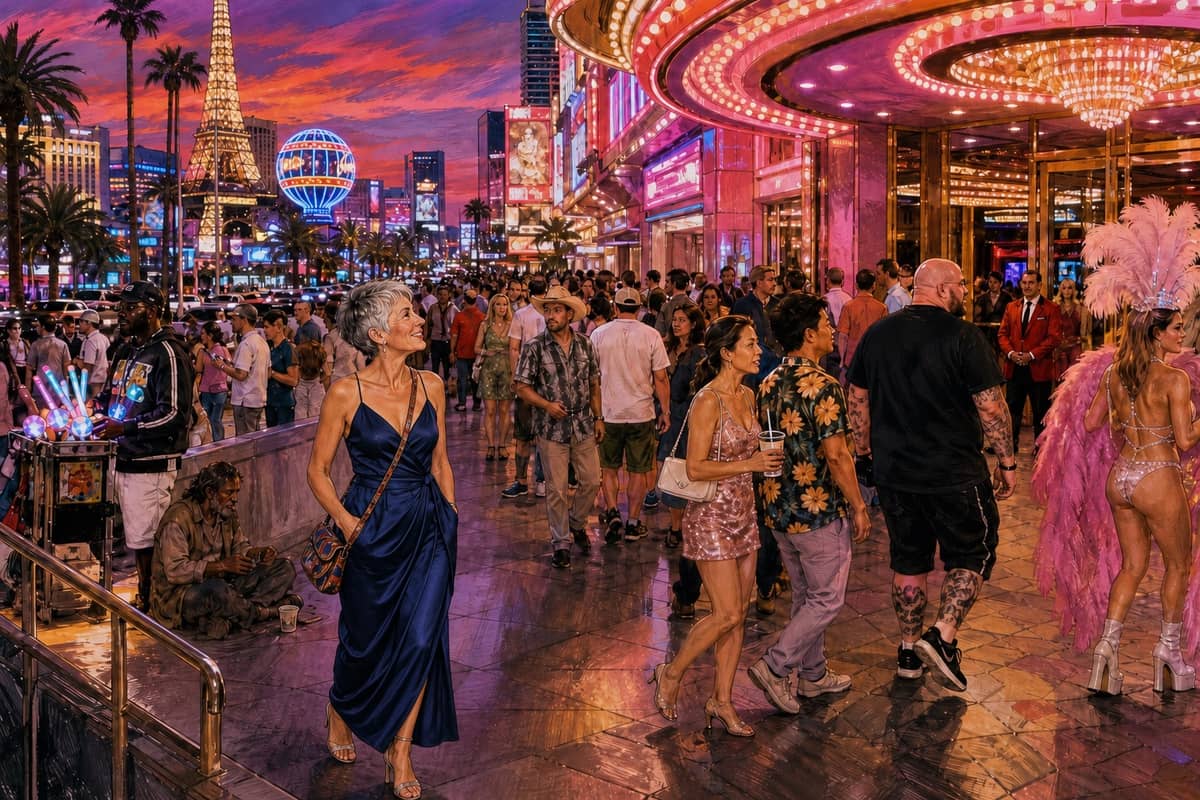Illustration de la lettre « Only in Las Vegas! »
