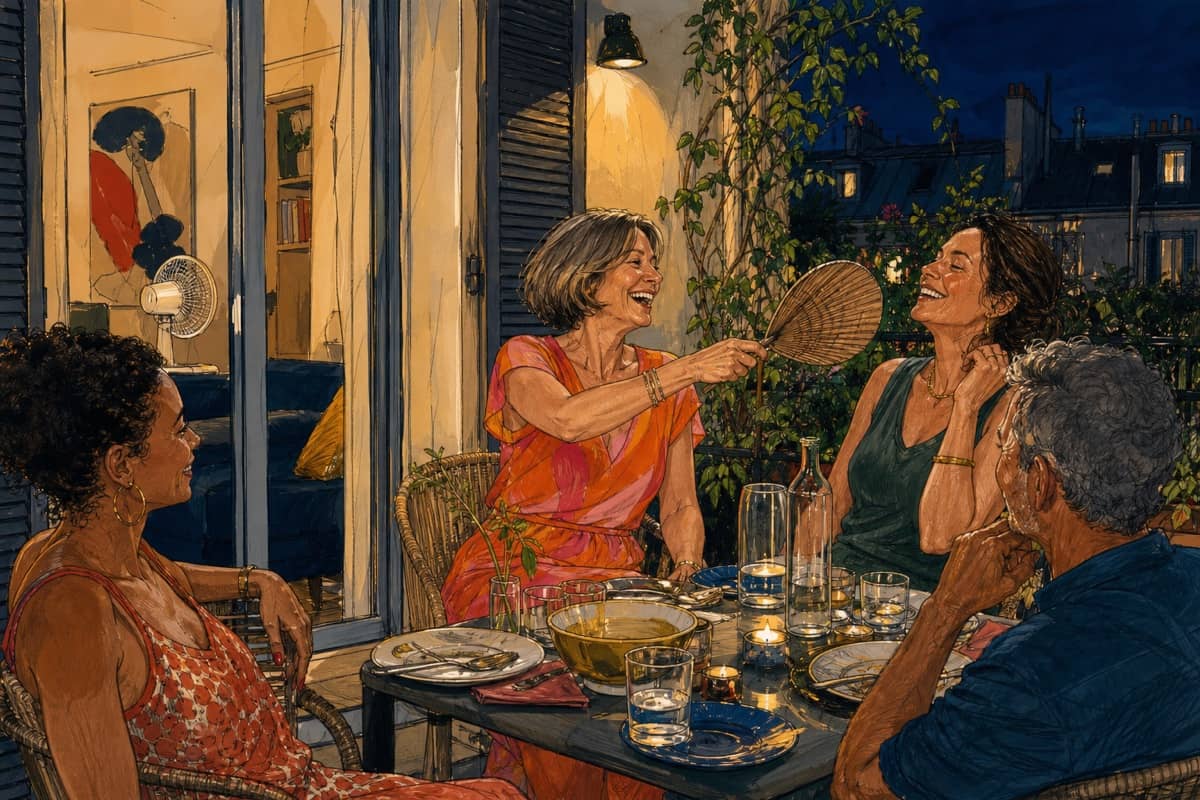 Illustration de la lettre « De la Clim’ au foyer... »