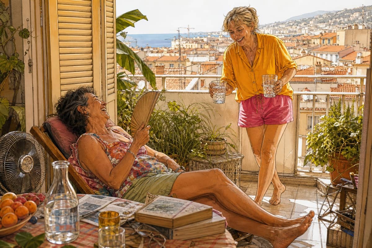Illustration de la lettre « Profitons quand même »